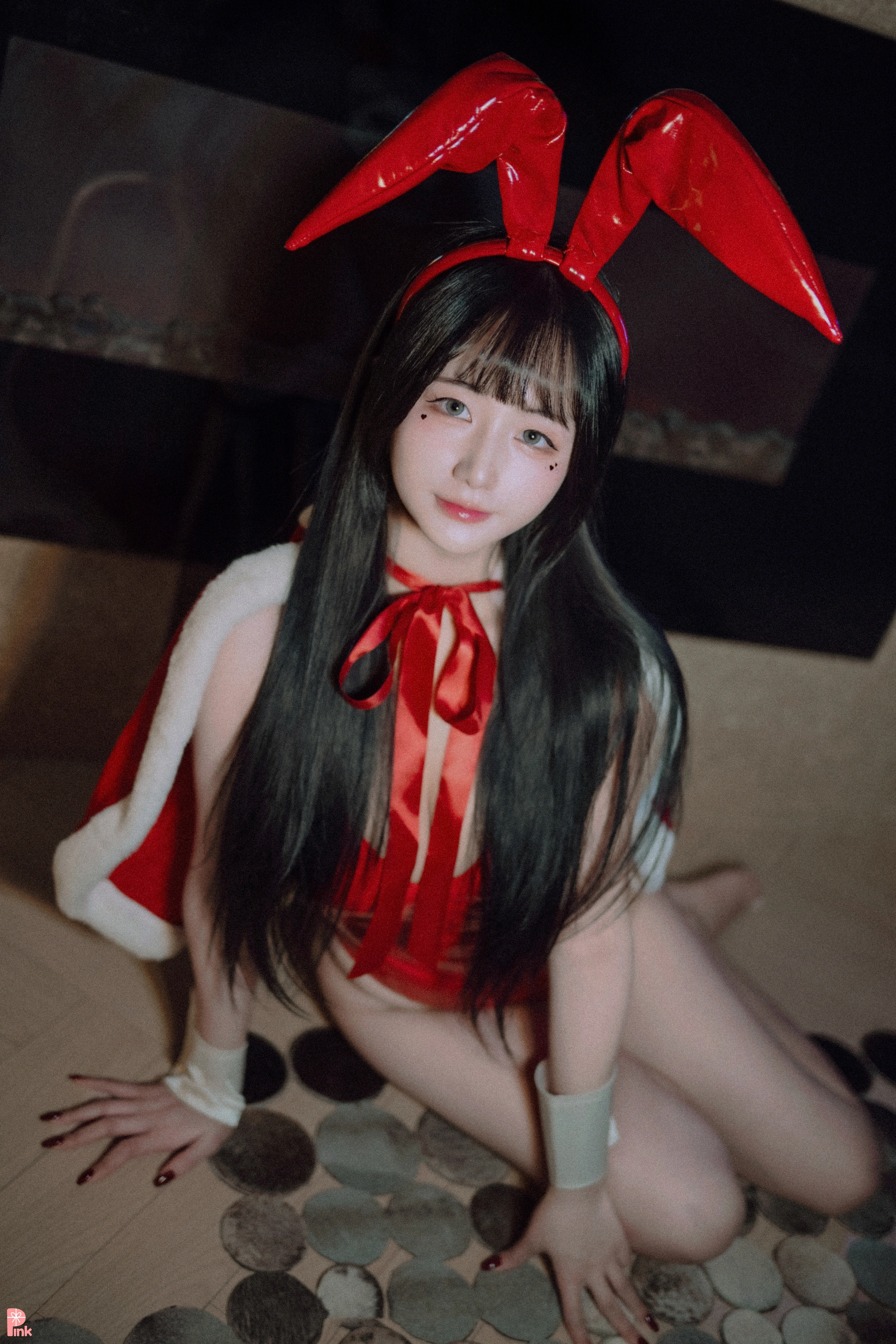 034.PINK- Han Jina  Bunny Girl 1